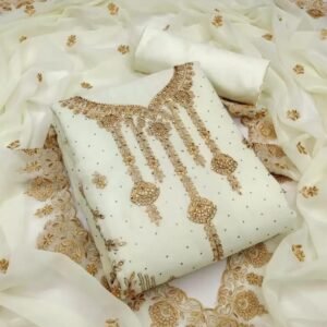 Embroidery Georget Three Piece