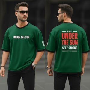 Green Drop Shoulder T-Shirt
